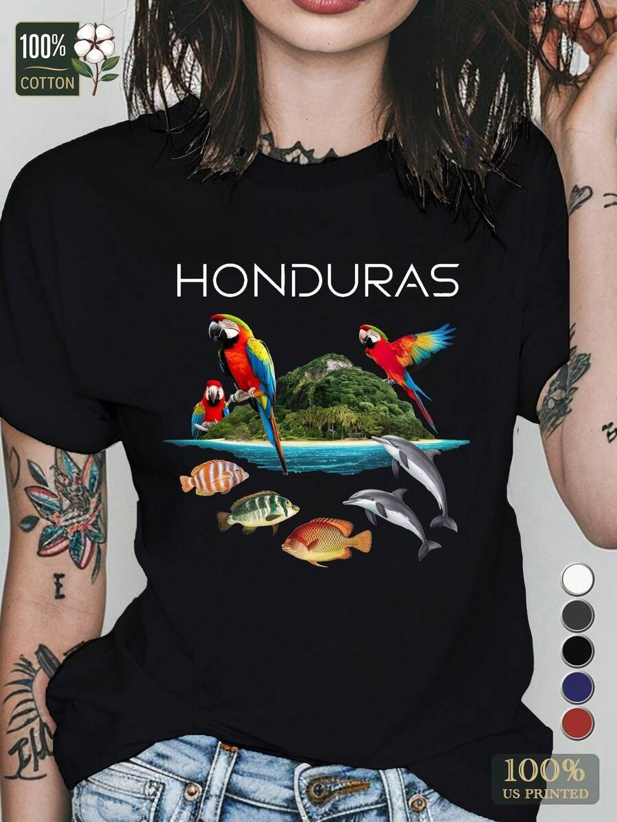 Women T-Shirts - Black - View 1