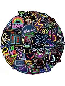 50pcs Cool Waterproof Basketball Theme Mixed Stickers, Suitable For Water Bottles, Computers And Other Items. Includes Basketball And Various Creative Graffiti Patterns, Very Nice Creative Gadgets. - Multicolor - View 7