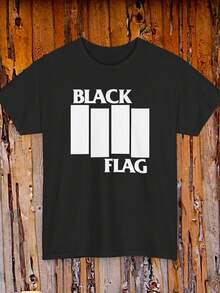 Camisetas estilo animeBlack Flag Music Punk Rock Band Tee |   Music Shirt,Camisetas con diseños gráficos para niños pequeños, Camisa de manga corta para hombre,aptas para el uso diario,Camisa de mujer,Camiseta de apoyo al Mundial,Camisetas con temática de primavera 2026 - Negro - Ver 6