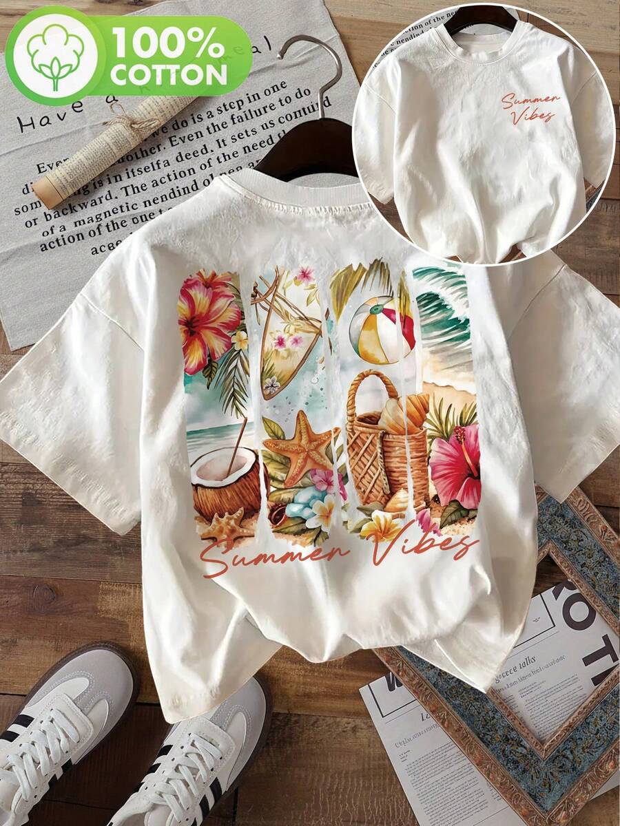 Women T-Shirts - White - View 1