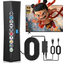 ✨2026 TV Antenna Indoor Antenna For Smart TV Long Range Reception HD Digital Antenna Outdoor With Amplifier Signal Booster For Local Channels Supports 4K 1080p|Enhanced Design|Christmas & Halloween Gift|Patio Party|Summer Home| Autumn & Winter Heartwarming Gift|Suitable For Pet-Owning Households|Newly Upgraded Thickened Edition|Thanksgiving Day|Celebration Gifts|NYE Party Gifts|Lunar New Year 2026|New Year's Eve|Valentine's Gifts|Romantic,Cute,Personalized/Custom,Love You More,Love Yourself,Gift For Mom/Friend,Love Collection,Valentine's Drop,Galentine's Day,Gift For Him/Her,Anniversary Gift,Date Night|Made Me Buy It: Must-Haves To Stock Up On✨ - Black - View 9