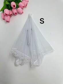 1pc White Foldable Anti-Insect/Mosquito Food Cover - Removable Washable Mesh Vegetable Table Cover, Suitable For Camping/Restaurant - Multicolor - View 15