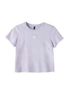 Adidas 2026夏季新款女款寬鬆休閒圓領短袖T恤，薰衣草紫色 KX2758 - KX2758 - 查看 1