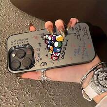 Funda para 16 Pro, 16 Plus, 16 Pro, 16, 15 Pro, 15 Plus, 15 Pro, 15, 14 Pro, 14 Plus, 14 Pro, 14, 13 Pro, 13 Pro, 13, 12 Pro, 12 Pro, 12, 11 Pro, 11 Pro, 11, XR, XS, XS, X, y 8 Plus con Temática de Billar y Protección Antigolpes para Usuarios de - Colores mezclados - Ver 2