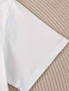 Camisetas unisex de algodón, adecuadas para uso en el hogar y en restaurantes, duraderas y ligeras, con frases inspiradoras, cómodas y ajustadas para el uso diario, ideales para ocasiones informales, elegantes y versátiles. - Blanco - Ver 4