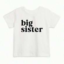 Encantadora Camiseta Blanca de Hermana Mayor para Niñas Pequeñas, Ropa Casual de Moda para Niñas Jóvenes, Top Blanco, Ropa de Verano para Adolescentes, Camisetas, Camisetas Lindas, Camiseta para Niña Pequeña para el 4 de Julio, Camiseta de Algodón, Ropa para Niñas Pequeñas, Camiseta de Hermana Mayor de Algodón Orgánico, Camiseta para Niña Pequeña, Lindo Regalo para Hermana Mayor, Conjuntos a Juego para el Hospital, Camiseta Boho Natural para Niñas Pequeñas, Conjuntos a Juego para Mamá e Hija, Ropa de Verano, Ropa para Niñas Adolescentes, Camisetas Y2k, 100% Algodón, Ropa de Verano para Niñas Adolescentes, Blusas Bonitas de Mujer, Silueta Casual Elegante, Acabado Fino y Textura Suave, Versátil para Actividades Diarias y Viajes Familiares.Regalos Personalizados, Recuerdos de Fiesta para Niños, Regalo para el Día de la Madre, Regalo para el Día del Padre, Regalo para Niños, Amigos y Familiares. - Blanco - Ver 1