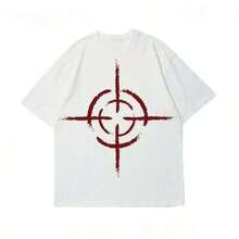 GiftGiftGiftGift1PSCWomen's White Short Sleeve T-Shirt, Summer 2026, New, Loose Fit, Plus Size, Fashionable, Versatile Top, SoftSoftSoft - 白色 8 - 查看 1