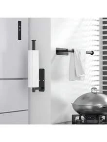 Giá đỡ khăn giấy tự dính gắn tường - Thích hợp cho nhà bếp, phòng tắm và nhà vệ sinh; Dễ dàng lắp đặt. - C-vàng - Xem 6