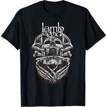 Lamb Of God - Triumvirate Short Sleeve T-Shirt 100% Cotton - 黑色 4 - 查看 6