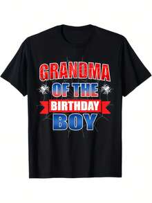Spider Grandma Spidey Birthday Matching Family Christmas T-Shirt, Men's T-Shirt,Funny Graphic T Shirts 100% Cotton Vintage Spider T-Shirt, Gothic Insect Pattern Graphic Tee, Punk Street Style Fashion Shirt, Unisex Soft Short Sleeve Crewneck Tops - Đen 5 - Xem 9