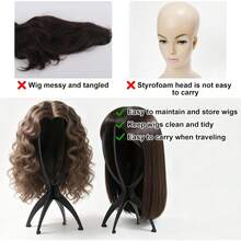9-Piece Portable Wig Stand Set For Multiple Wigs - 1 - View 8