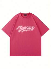 Camiseta de Algodón Puro Estilo Coreano Ajustada y Holgada de Manga Corta para Parejas, Estilo Americano - [Blanco] - Ver 9