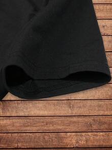 Women's Short-Sleeved T-Shirt With The Theme "Gift For Grandma", Casual Spring/Summer T-Shirt, Women's Clothing, Feminine Apparel. - 黑色 - 查看 7