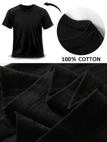 Camiseta TeeBerry Cute Strawberry Lover's - 100% algodón, cuello redondo casual, negra con diseño de frutas rojas, tallas S-XXXL, un regalo ideal para hombres, mujeres y amigos, artículo con temática de fresas. - Negro - Ver 3
