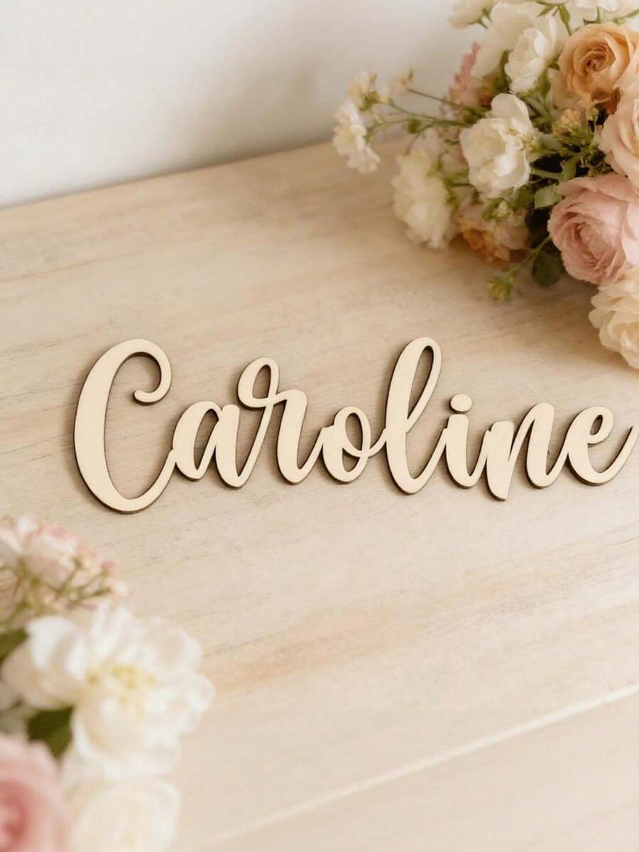 Customized Wooden Name Plate | Letter Wall Art | Room Art | Wall Art | Name Plate | Room Decor | Wooden Plaque | Boho Style - Multicolor - View 1