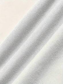 Vintage Camiseta blanca casual de cuello redondo para mujer con impresión del gato a rayas en blanco y negro y texto 'El gato es el mejor amigo', adecuada para el verano y ajustada al BodyFashion   Cuello Redondo Algodón 100% Tejido Suave Manga Corta Transpirable y Fresca - Blanco - Ver 5
