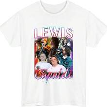 Lewis Capaldi UK Tour 2026 Bootleg T-Shirt1 - Black - View 1