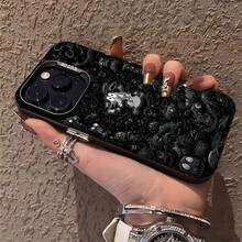 Funda para teléfono Monster Design, compatible con Samsung, Apple, VIVO, OPPO, , Transsion, ,  y Honor. Fabricada en TPU, ofrece protección contra golpes y caídas. Un regalo ideal para familiares y amigos. - Negro - Ver 5