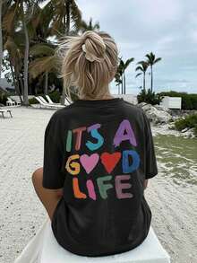Women T-Shirts - Black - View 3