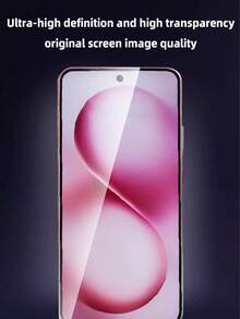 4pcs Full Coverage Tempered Glass Screen Protector, High Definition High Hardness, Scratch-Resistant, Shockproof, Fingerprint-Proof, Oil-Proof, Compatible With Phone Case, No White Edges, No Bubbles, Easy Installation - Clear - View 9