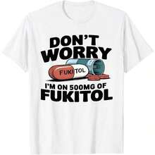 Short-Sleeved T-Shirt With A Fun Print For Dog Lovers, Accessories And Items For Dog Owners, "Life Without Dogs Is Cute... I Don't Think So", Unisex For Adults And Children, Black, 100% Cotton. - 白色 8 - 查看 1