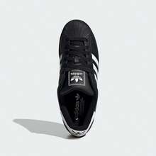 Giày thể thao cổ thấp đế mỏng, mũi nhọn, thoải mái và đa năng adidas Originals Superstar 2, unisex, màu đen trắng JI0079 - màu đen - Xem 5