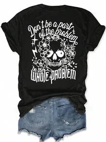 Women T-Shirts - Black - View 3