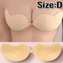 Mango-Sujetador de silicona para cubrir pezones, adhesivo Invisible, Push Up, pegatinas, pecho reutilizable, sujetador sin tirantes, Bralette, ropa interior - Piel D-1PCS - Ver 3