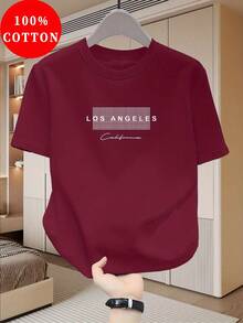 Men's T-Shirt For Spring And Summer - 白色 - 查看 10