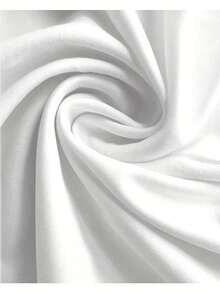 Camiseta de talla grande para mujer, para primavera, verano y otoño, de cuello redondo y manga corta, de color sólido, estilo casual básico, transpirable, agradable al tacto y no se deforma fácilmente. - Blanco - Ver 6