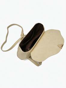 Dedoo 2025 New Arrival Boat-Shaped Crossbody Bag, Portable Shoulder Bag, Design - Khaki - View 7