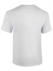 Camiseta masculina "Siga Seu Sonho" em algodão puro, modelagem confortável, ideal para adultos, homens, mulheres, adolescentes e jovens. - Branco - Ver 2