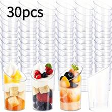 Slanted Rim Round Cups, Mousse Cups, Pudding Cups, Dessert Cups, Suitable For Weddings, Holidays, Parties, Reusable, Hand Wash Only, Suitable For Various Occasions - Birthday, BBQ, Wedding, Dinner Party, Valentine's Day - Multicolor - View 14