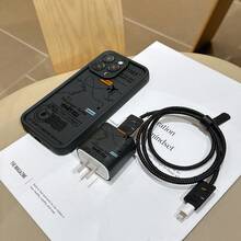 6-In-1 Cartoon Motorcycle Pattern Phone Case Set - Includes Phone Case, Charger Head Cover, Cable Protector, Storage Cord, Data Cable Winding Rope, TPU Shockproof Protective Case, Compatible With Apple 6/7/8/X/XS/XR/XS Max/11/12/13/14/15/16/Pro Max, Suitable As Birthday Or Christmas Gift For Couples, Girlfriends, Daughters, Teenagers - Multicolor - View 2