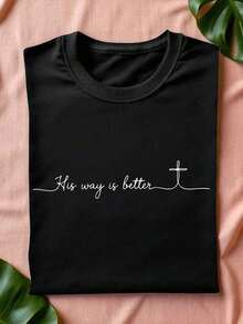 Women T-Shirts - Black - View 4