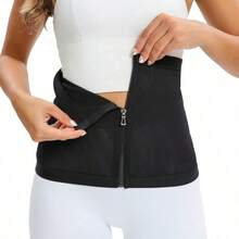 Adjustable Waist Belt, Zipper Design, Suitable For Sports And Daily Wear, Enhanced Sweat-Wicking And Shaping Effect, Create A Perfect Figure - Multicolor - View 3