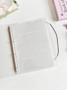 A4 Size Cute Sticker Collection Album - Matte PP Cover, With Elastic Band, Reusable, Sticker Book For Collecting 3D Glitter Stickers And Journaling Supplies - A4 - View 6