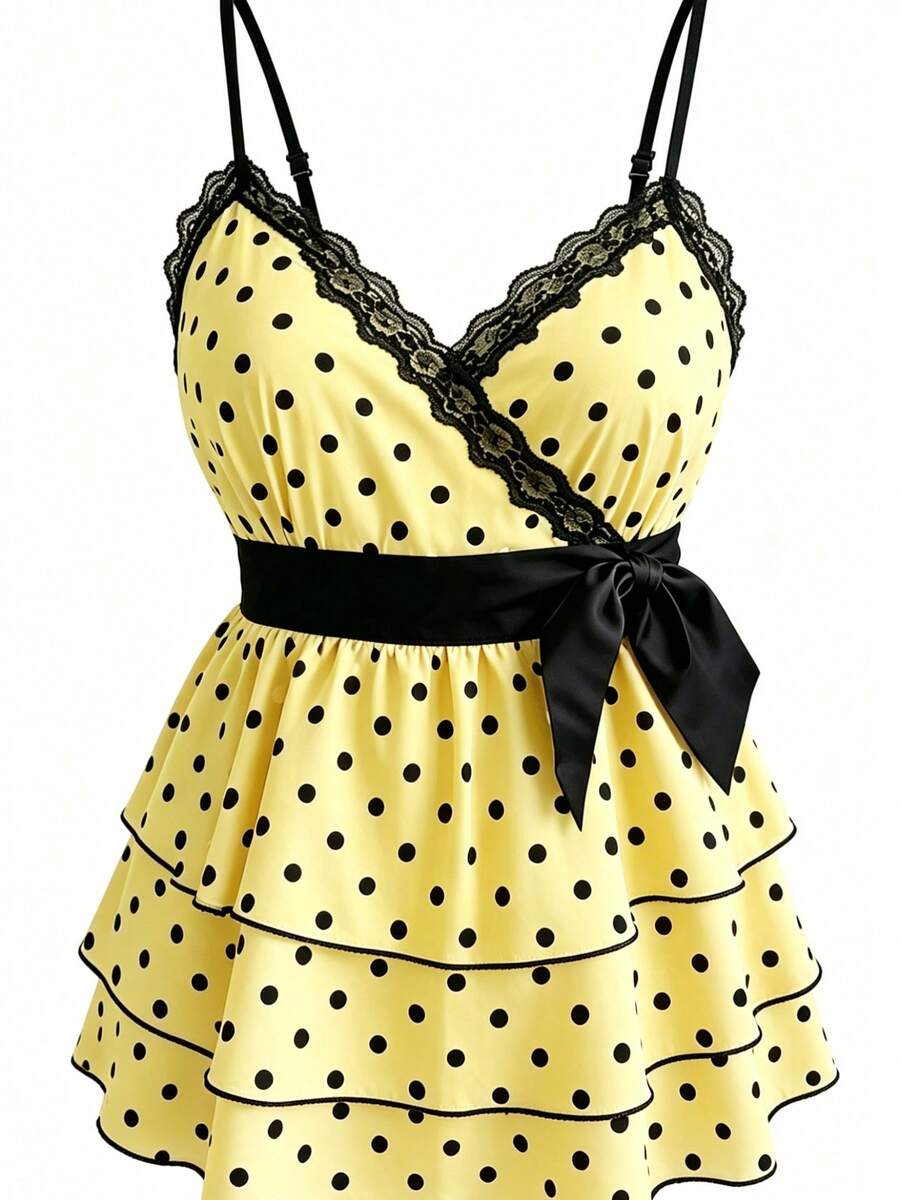 Women Tank Tops & Camis - Yellow - View 1