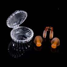 Kẹp mũi và nút bịt tai trong hộp đựng trong suốt, kẹp mũi chống nước, nút bịt tai bằng silicon dành cho thiết bị lặn. - A - Xem 10