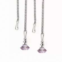 Multifunctional Crystal Zipper Decorative Light Switch Extension Cord, With Transparent Crystal Pendant, Universal Ceiling Fan Pull Chain And Table Lamp Pull Chain, Suitable For Bedroom Bathroom Home Decor - Chain Switch - View 10