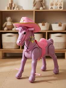 Baby Ride-On Stick Horses - Pink - View 3