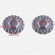 Silver ABS Plastic Wheel Centre Caps For BBS Style 5 AVID1 AV05 ESM 002R STR Rac - A - View 2