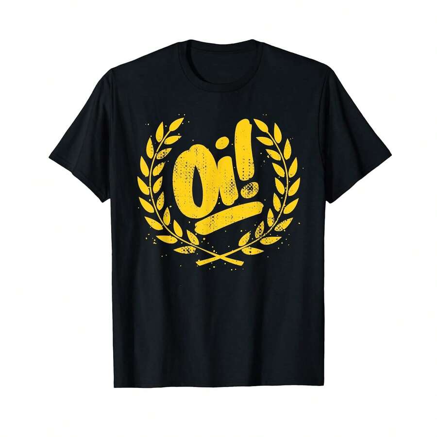 Camiseta unisex de manga corta, Oi Punk Ska y Punk Rock para Punks y Skinheads de los 80 Oi!T-Shirtplayeras hombre,spiderman,, mujer,romwe men,boho chic,maestras regalos,camiseta para mujerconjuntos curvy para mu,y2k, - Negro - Ver 1