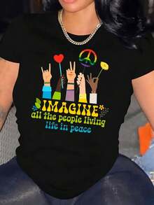 Women T-Shirts - Black - View 1