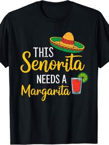 Camiseta vintage carnaval mexicano camiseta de mujer estampado margarita cuello redondo top casual lavable a máquina ideal para fiestas temáticas celebraciones mexicanas nacional envio - Negro - Ver 6