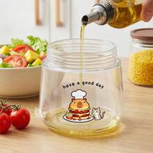 食用油喷雾瓶，雾化熊形喷油器，玻璃厨房家用空气炸锅油瓶 - 查看 4