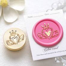 1 con dấu sáp hình trái tim, nhiều kiểu dáng trái tim khác nhau, dùng cho phong bì, thiệp mời, đánh dấu sách, sổ lưu niệm, thiệp chúc mừng, đồ thủ công tự làm, gói quà. - Bộ truyện tình yêu - Xem 24
