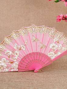 Foldable Lace Hand Fan, Suitable For Both Men And Women, Great For Parties, Weddings, Churches And Dance Events - Multicolor - View 10