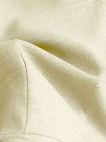 camiseta de tirantes sin mangas con cuello en V y diseño de hebilla metálica minimalista y elegante que estiliza la cintura, para mujer, de verano - Albaricoque - Ver 6