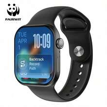 Microwear Reloj inteligente MINI 11, pantalla AMOLED a color de 1,85", batería incorporada de 230mAh, múltiples esferas de reloj, resistente al agua IP68, compatible con múltiples idiomas, compatible con Android/iOS, llamadas telefónicas, notificaciones de mensajes, seguimiento del sueño, podómetro, modos deportivos, regalo ideal para hombres, mujeres, amigos o cumpleaños - Negro - Ver 12